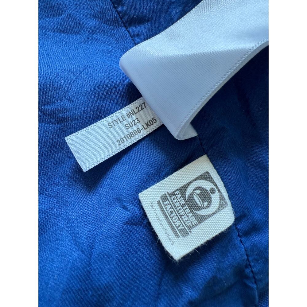 Madewell Blue Linen XS Double-Breasted Oversized Blazer Jacket - Picture 13 of 16